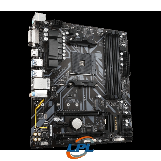 Mainboard Gigabyte B450M DS3H V2 (rev. 1.x) | AMD B450, Socket AM4, Micro ATX, 4 khe DDR4