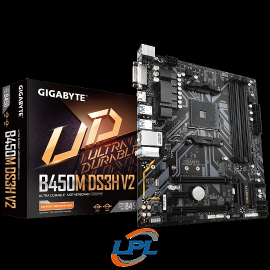 Mainboard Gigabyte B450M DS3H V2 (rev. 1.x) | AMD B450, Socket AM4, Micro ATX, 4 khe DDR4