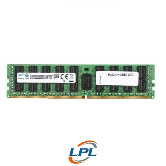 Ram DDR4 Server Samsung 32GB 2666Mhz ECC Registered Server Memory (M393A4K40BB2-CTD) 