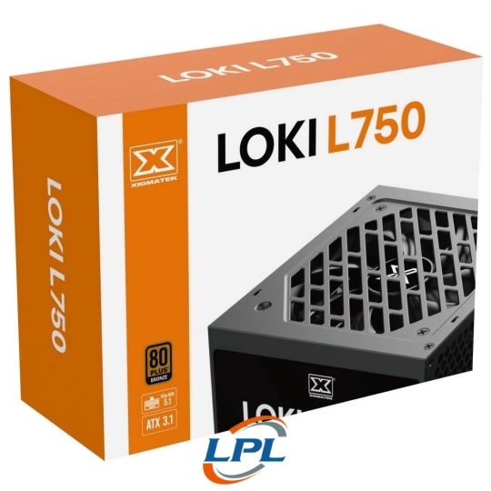 Nguồn Xigmatek Loki L750 750W | PCIe 5.1, 80 Plus Bronze