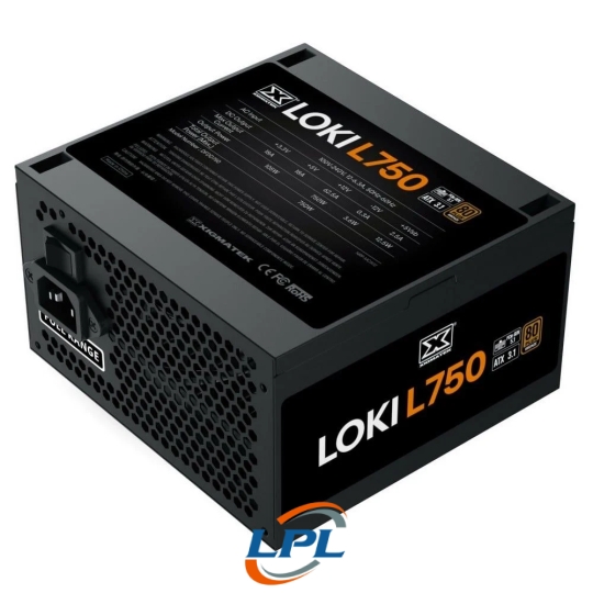 Nguồn Xigmatek Loki L750 750W | PCIe 5.1, 80 Plus Bronze