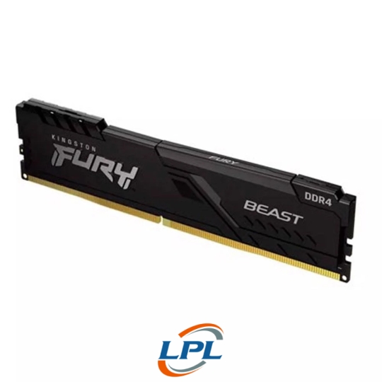 Ram PC Kingston Fury Beast 8GB DDR4 3200Mhz (1x 8GB) (KF432C16BB/8)