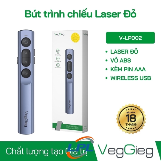 Bút trình chiếu laser đỏ - V-LP002