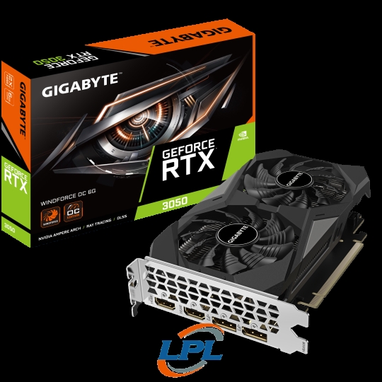 Card màn hình VGA Gigabyte GeForce RTX 3050 WINDFORCE OC 6G