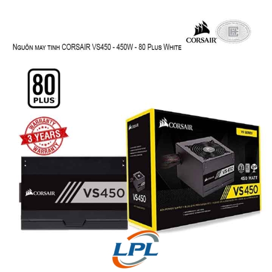 NGUON CORSAIR VS450 450W 80 PLUS WHITE