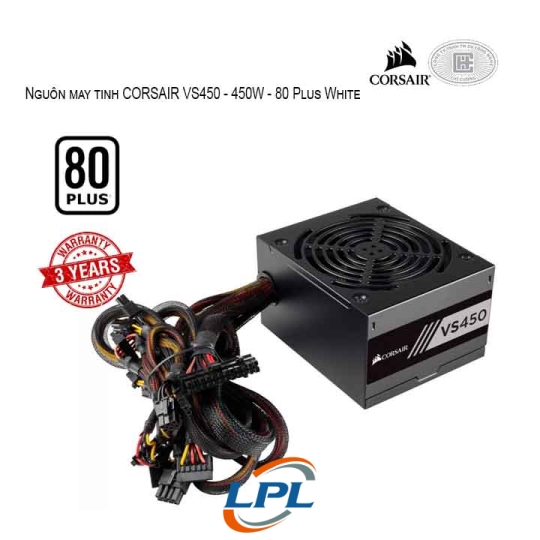 NGUON CORSAIR VS450 450W 80 PLUS WHITE