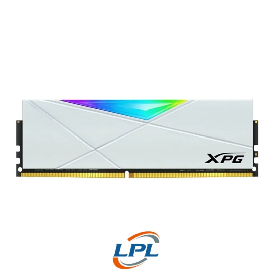 Ram DDR4 Adata XPG Spectrix D50 16GB 3200Mhz RGB White (AX4U320016G16A-SW50)