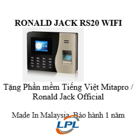 Máy Chấm Công RONALD JACK RS20 WIFI (Chưa vat)
