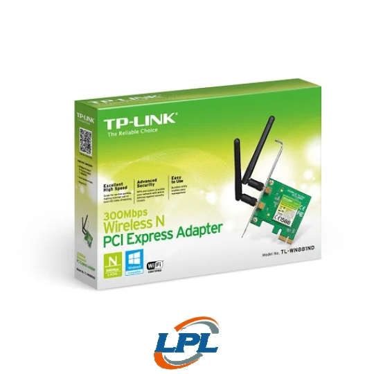Thiết bị mạng/Card mạng Wireless TPLink TL-WN881ND PCIex IEEE 802.11n
