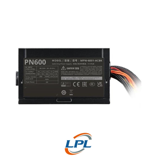 Nguồn máy tính/ PSU Cooler Master Elite NEX 230V PN600 (MPW-6001-ACBK-P)