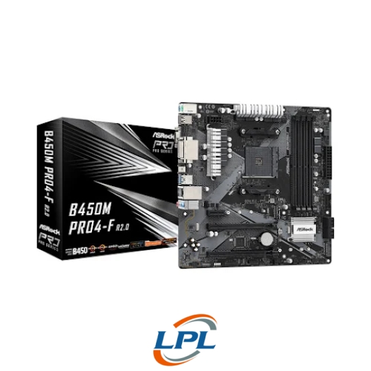 Bo mạch chính/ Mainboard Asrock B450M Pro4-F R2.0