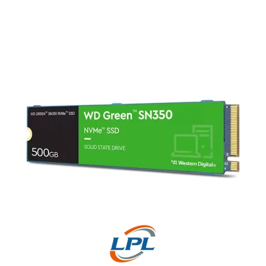 Ổ Cứng SSD WD Green SN350 500GB M.2 2280, PCIE NVME Gen 3x4 (WDS500G2G0C)