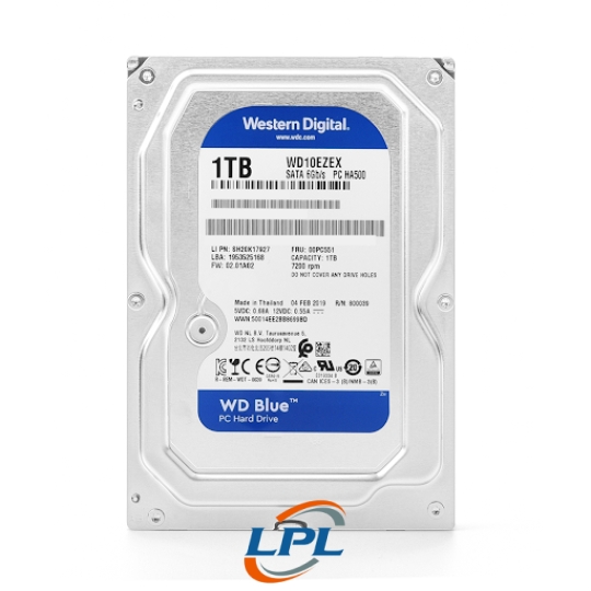 Ổ cứng HDD Western Digital Blue 1TB 3.5" SATA 3 - WD10EZEX