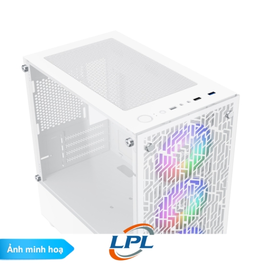 Thùng máy/ case Xigmatek NYX Arctic 3F - Trắng (EN40337)