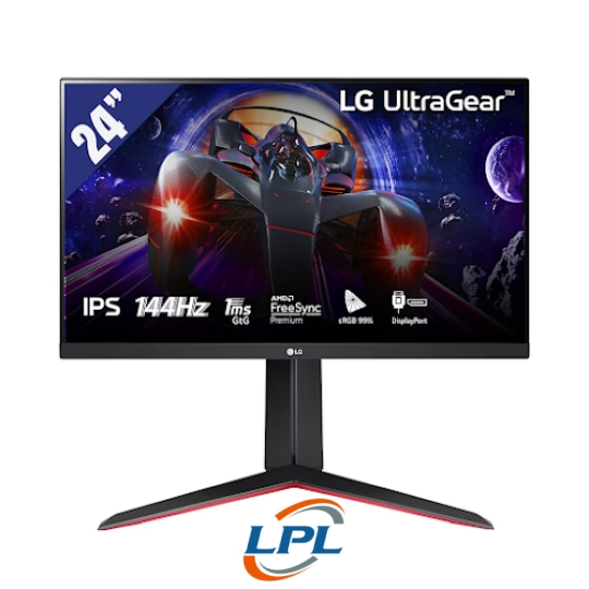 Màn hình LCD LG 24 Inch 24GN65R-B.ATV (1920 x 1080/ IPS/ 144Hz/ 1ms)