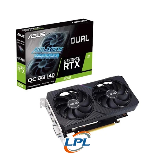 Card màn hình ASUS Dual GeForce RTX 3050 O8GB V2 GDDR6 8GB GDDR6 (DUAL-RTX3050-O8G-V2)