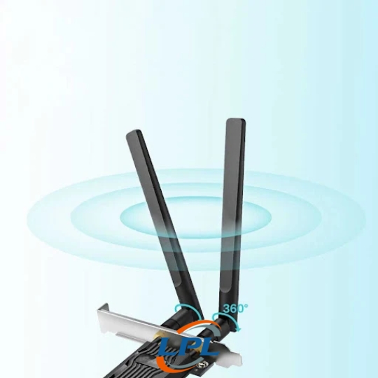 Thiết bị thu sóng / Card Wi-Fi AX1800 Wi-Fi 6 Bluetooth 5.2 PCIe Adapter TPLINK Archer TX20E (0152502414)
