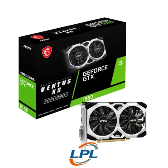 Card màn hình MSI GTX 1650 D6 VENTUS XS OCV3 4GB GDDR6 (912-V812-003)