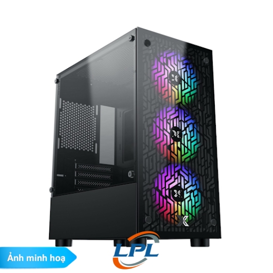 Thùng máy/ case Xigmatek NYX 3F - Đen (EN40313)