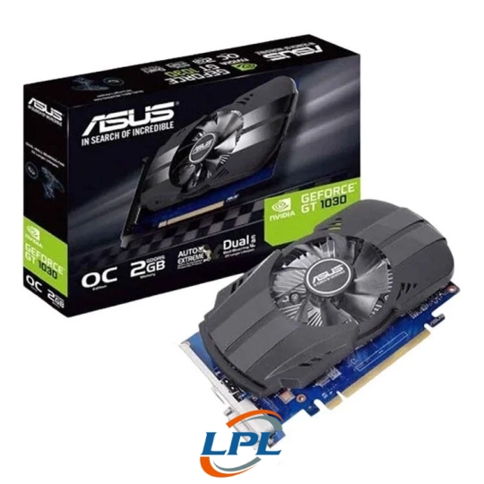 Card màn hình VGA ASUS GT 1030 2GB GDDR5 Phoenix OC Edition (PH-GT 1030-O2GB)