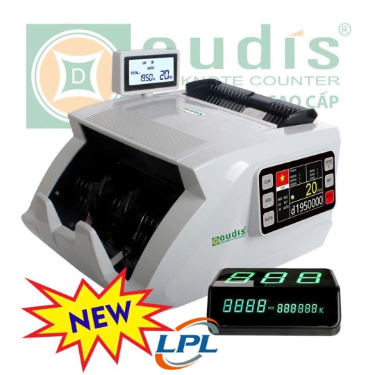 Máy đếm tiền OUDIS 9900 New (Kiểm tra tiền giả, siêu giả)